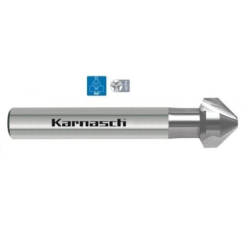 Φρέζα Μετάλλου Κωνική 20,5mm HSS-XE Κοβαλτίου 90° Karnasch 201740190